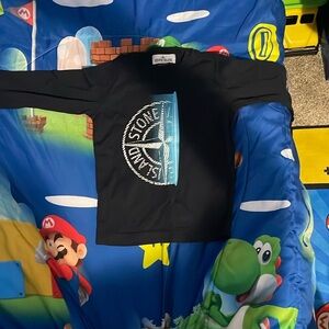 Stone Island Black Long Sleeve Shirt